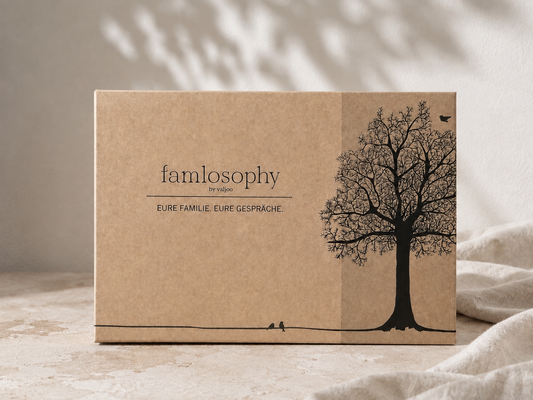 famlosophy – das Familienspiel für Gespräche, die bleiben (inkl. Plakat)
